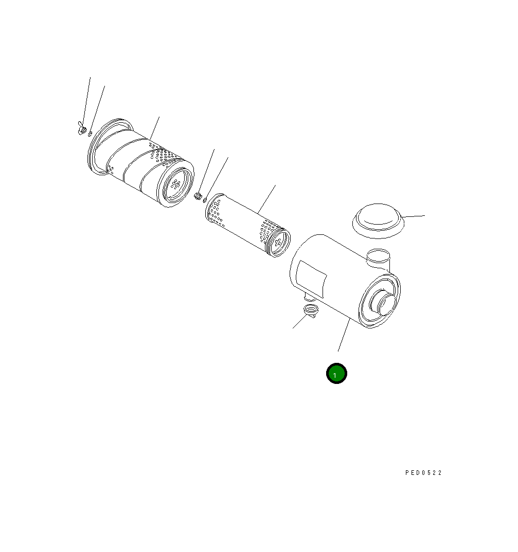 Корпус 600-181-6811 Komatsu