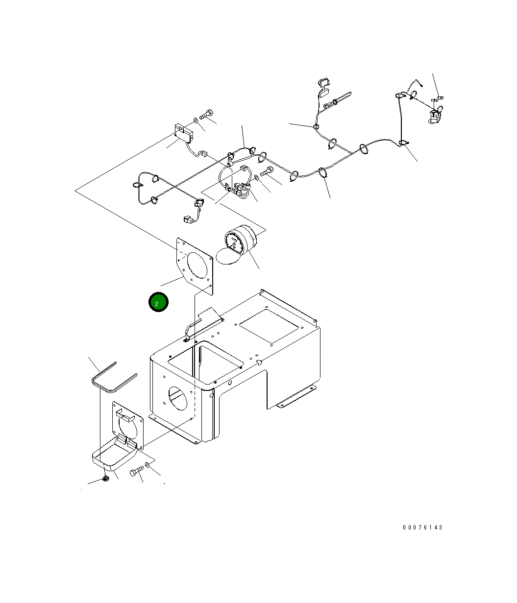 Кронштейн 561-86-85220 Komatsu