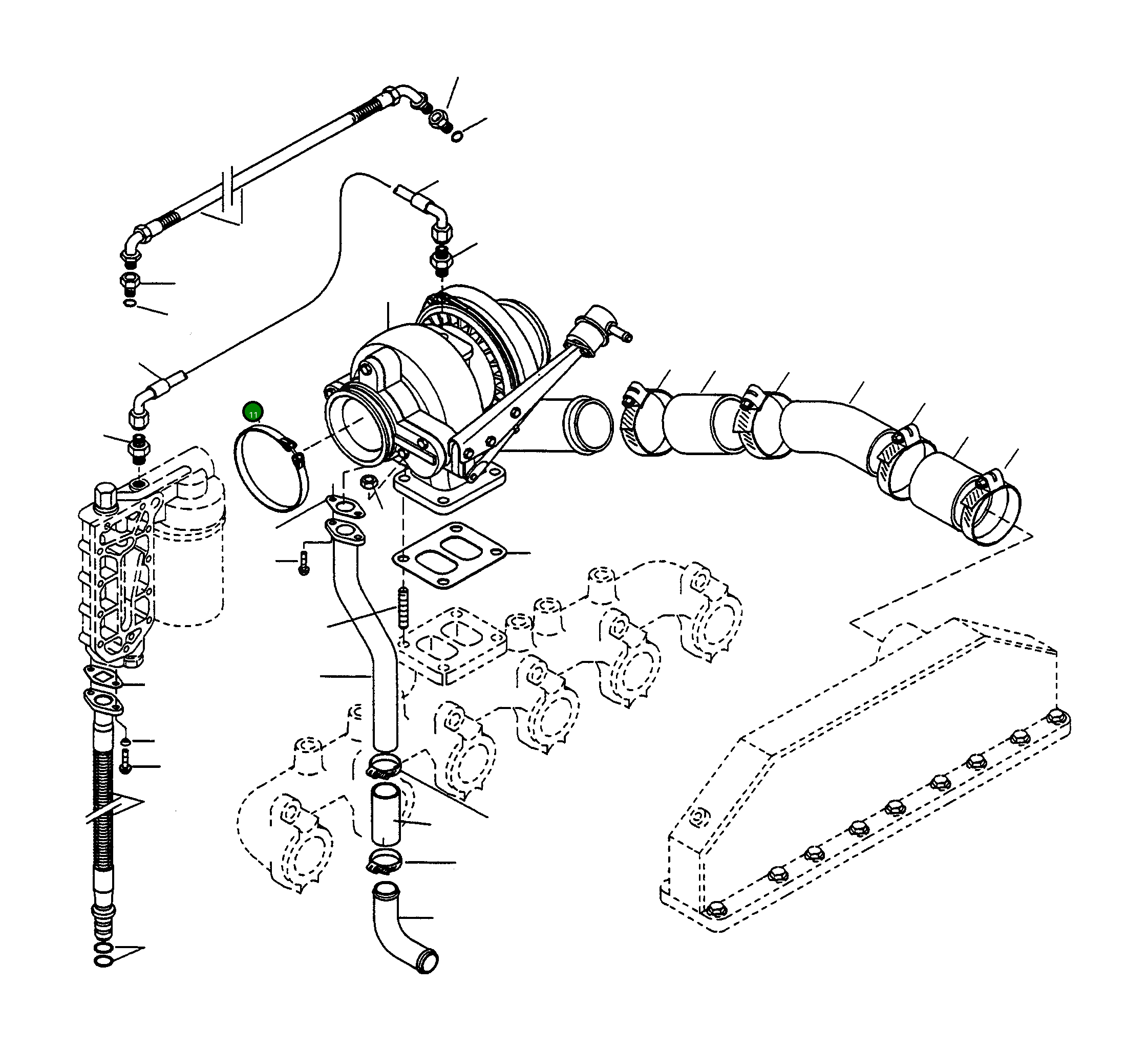 Клипса CU3905216 Komatsu
