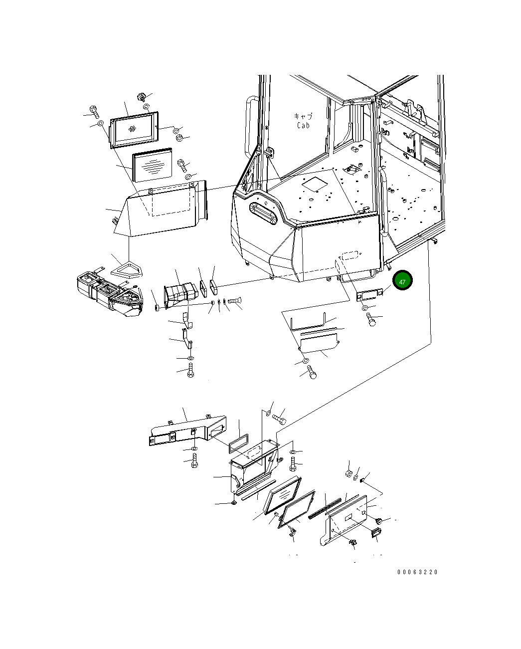 Лист 418-926-4360 Komatsu