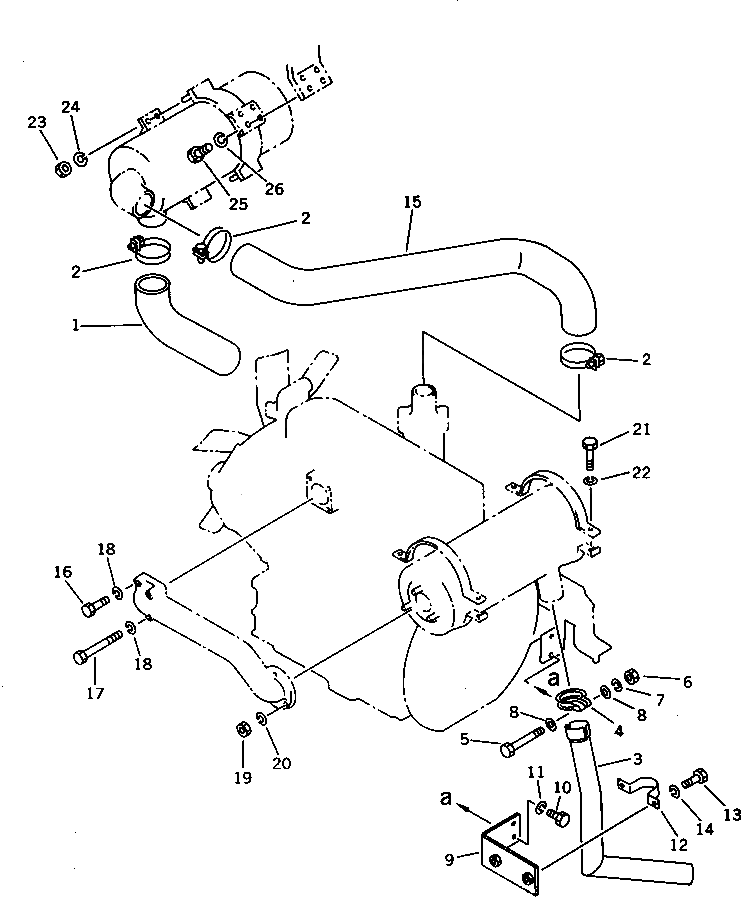 Шланг 21U-01-11190 Komatsu
