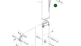 Палец 21W-957-2121 Komatsu