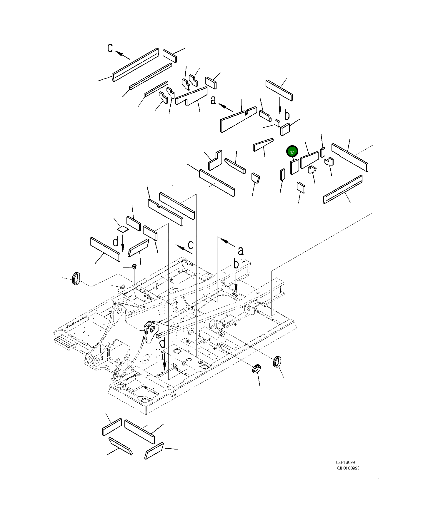 Лист 208-46-75810 Komatsu