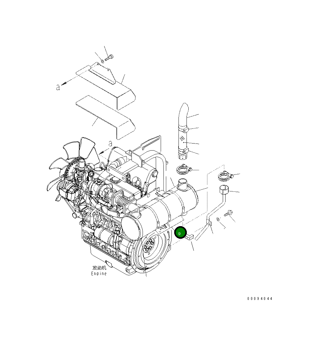 Лист 22H-01-11370 Komatsu