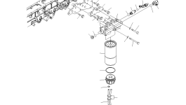 Кронштейн 6245-71-6130 Komatsu