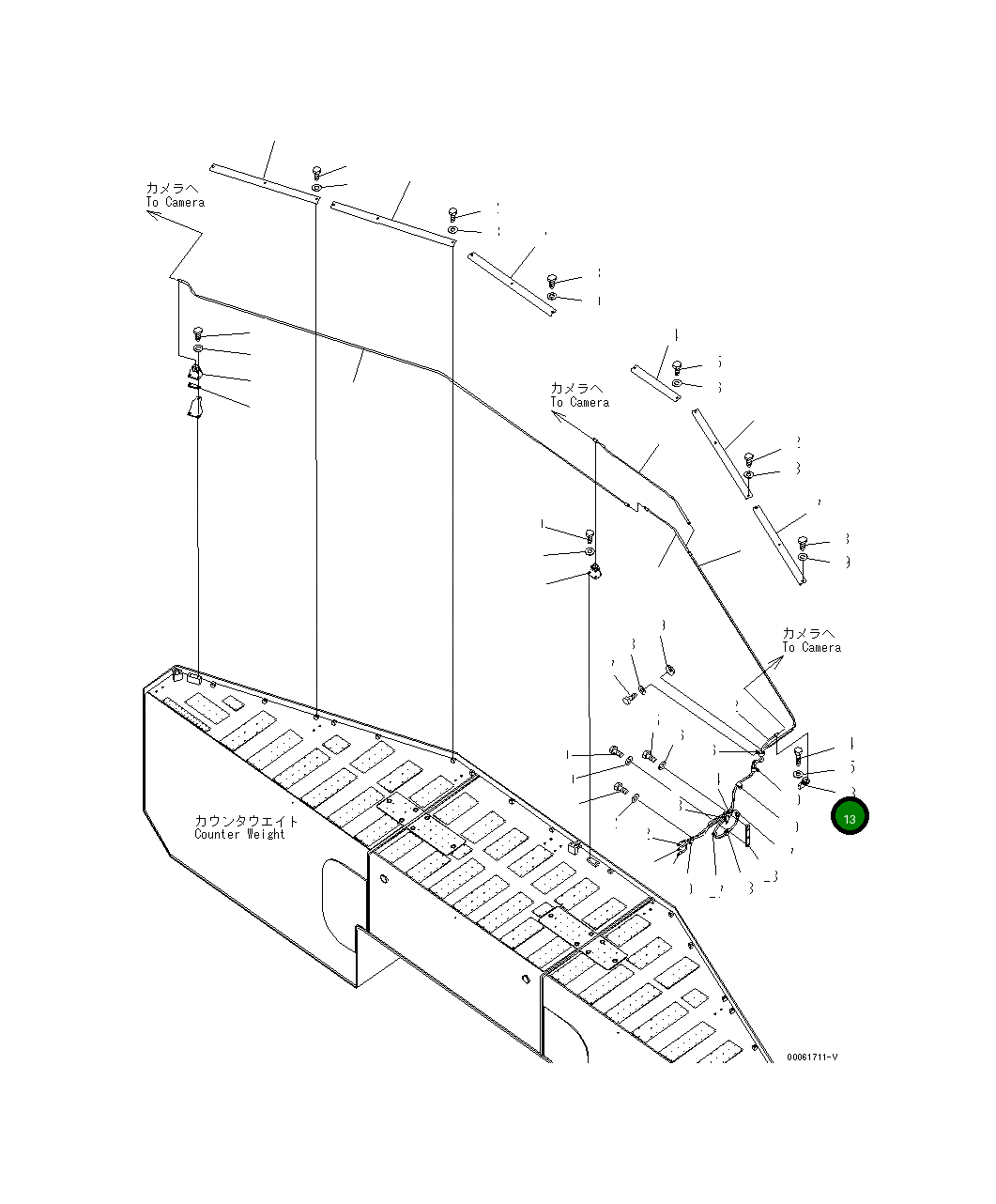 Кронштейн 21T-06-31630 Komatsu