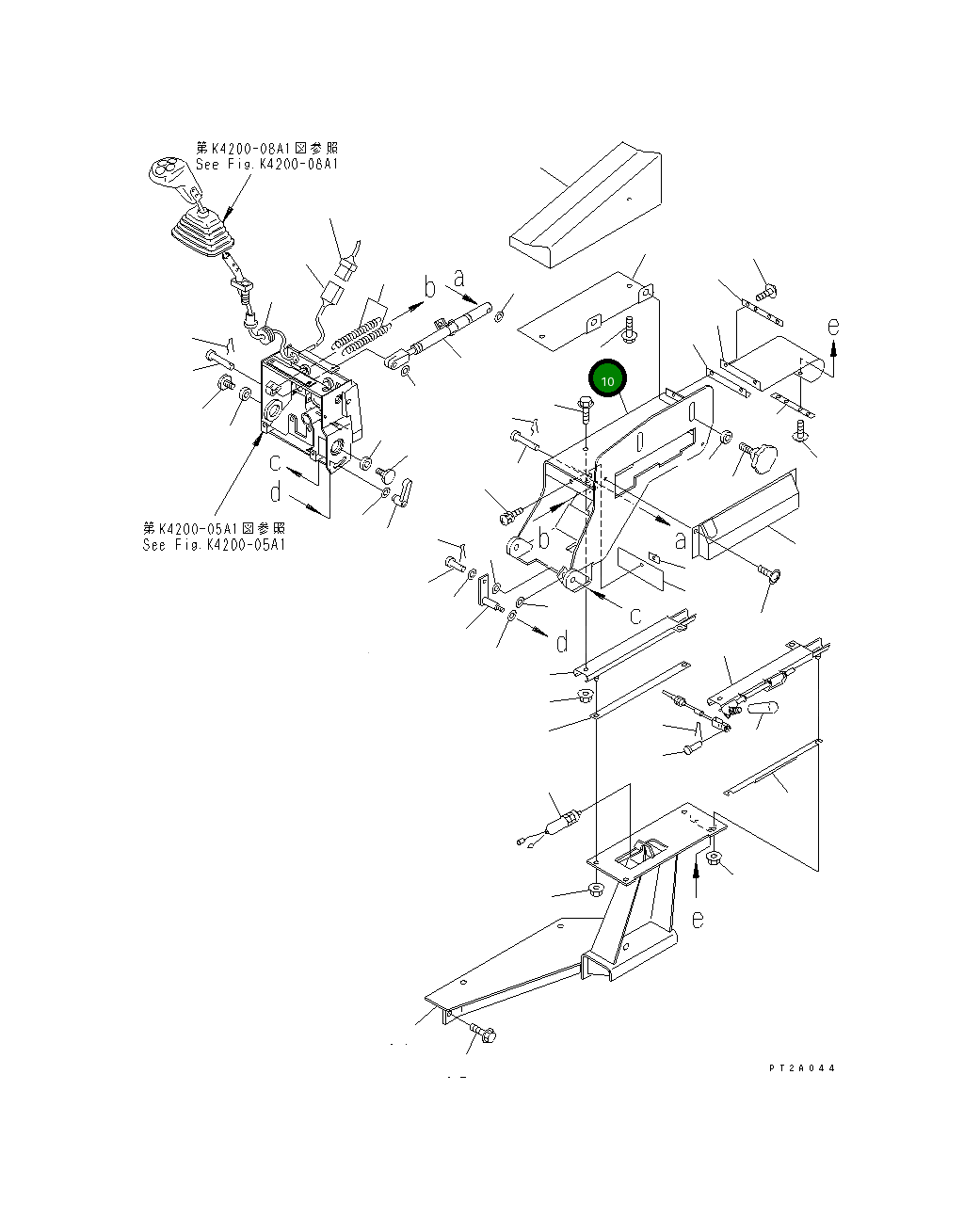 Кронштейн 425-S33-2123 Komatsu