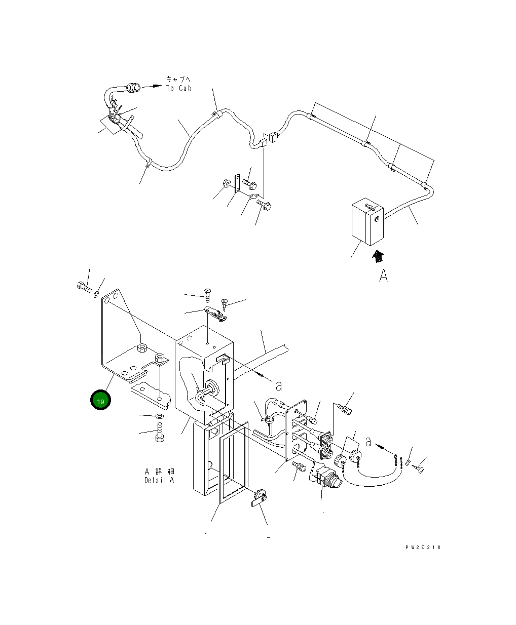 Кронштейн 569-97-82450 Komatsu