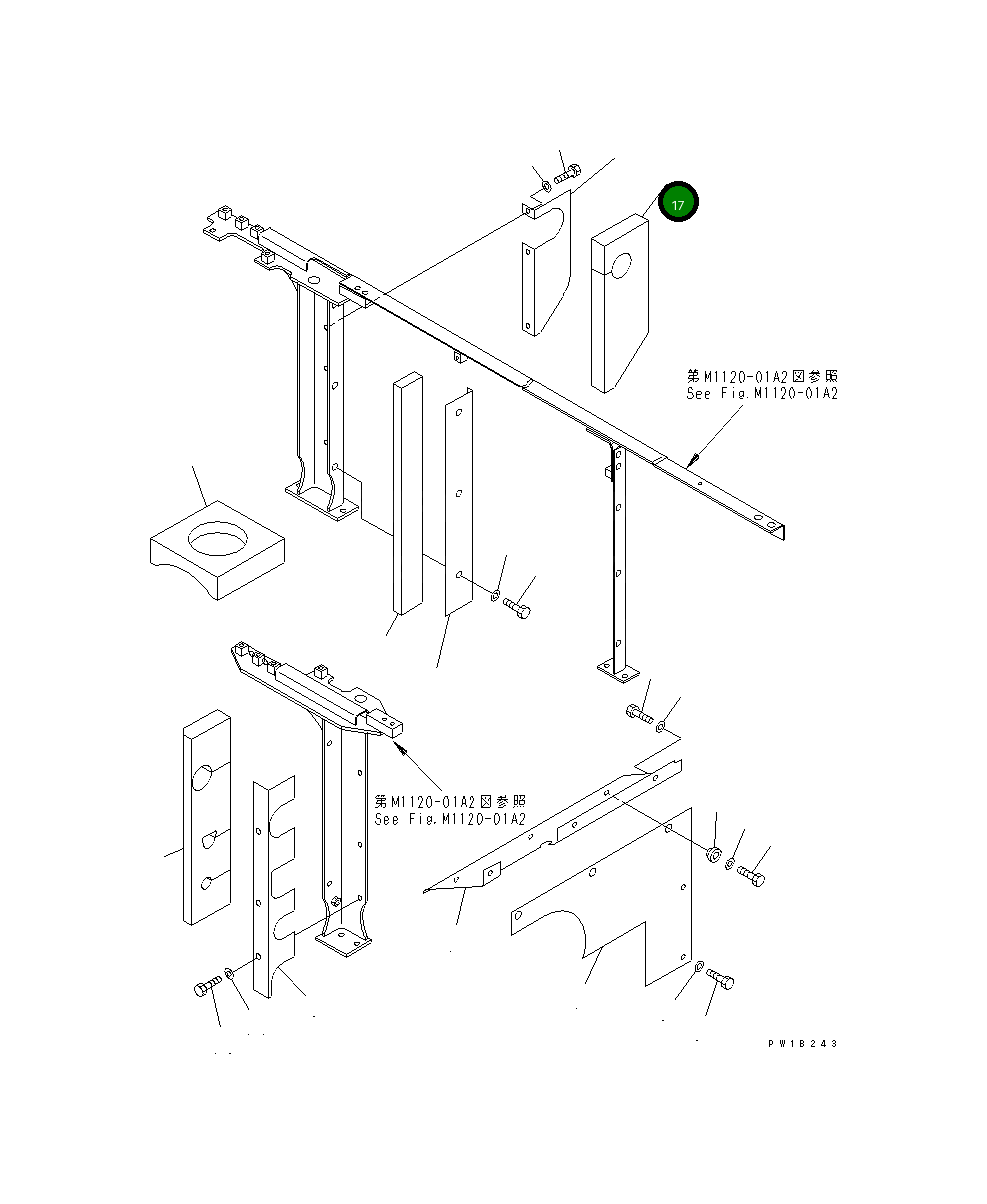 Лист 208-54-64490 Komatsu
