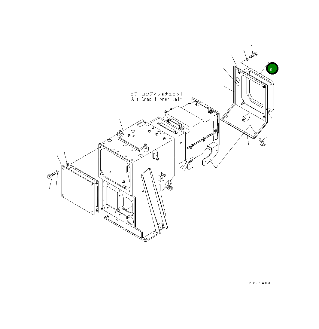 Лист 14X-911-8850 Komatsu