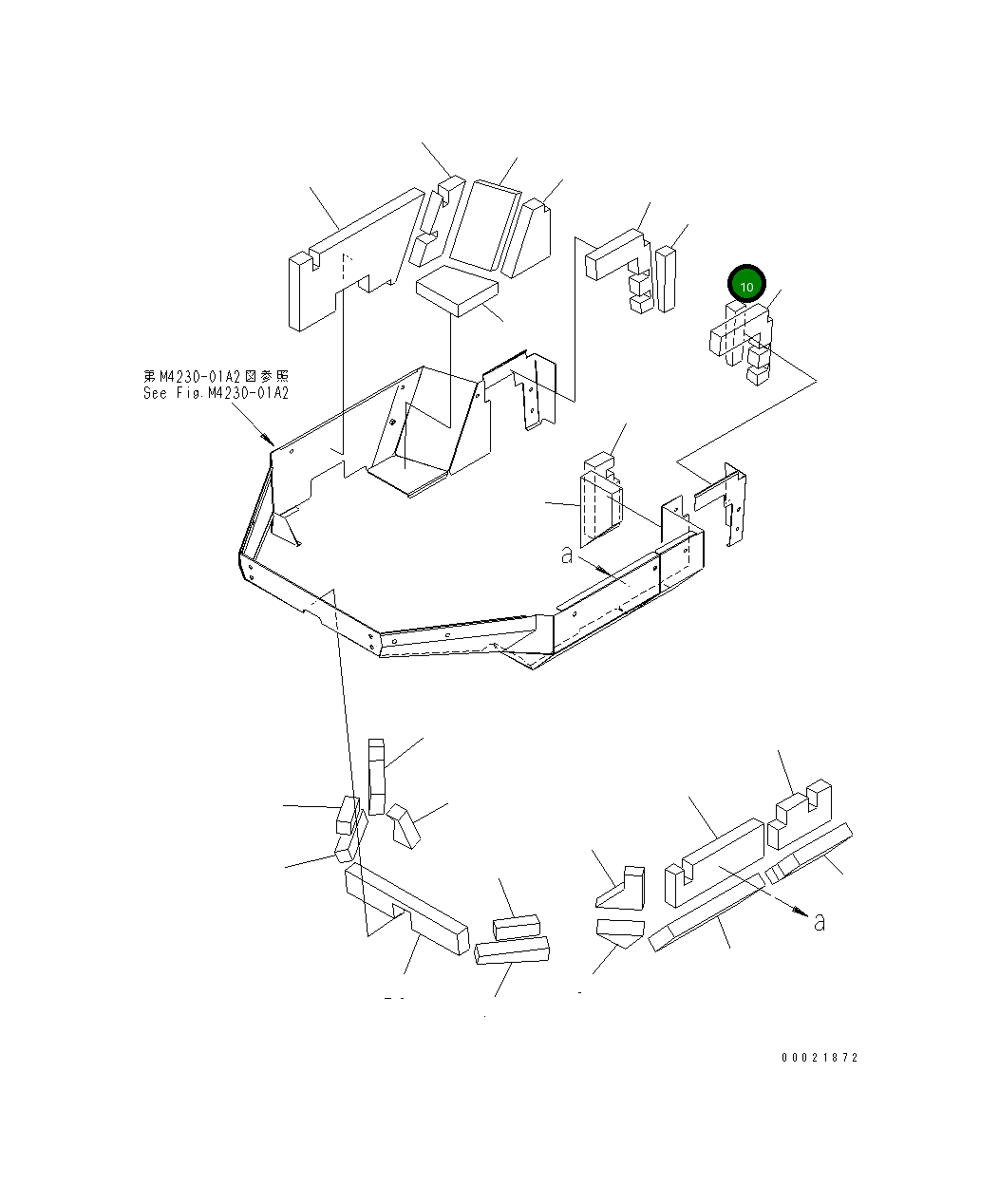 Лист 416-Z97-4280 Komatsu