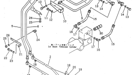 Шланг 07086-20511 Komatsu