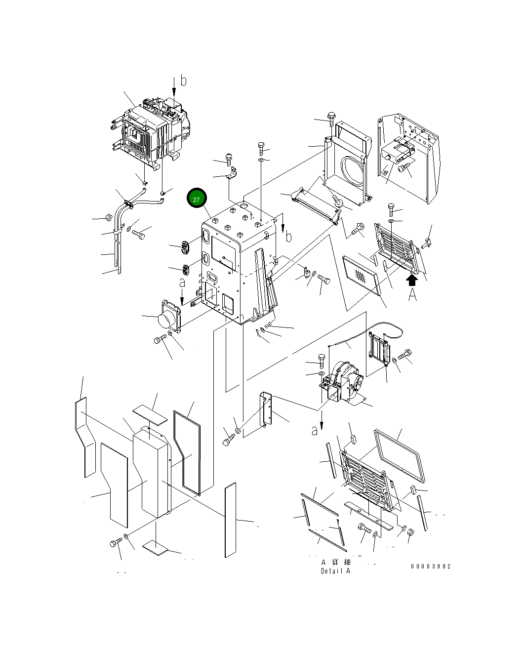 Кронштейн 195-911-9311 Komatsu
