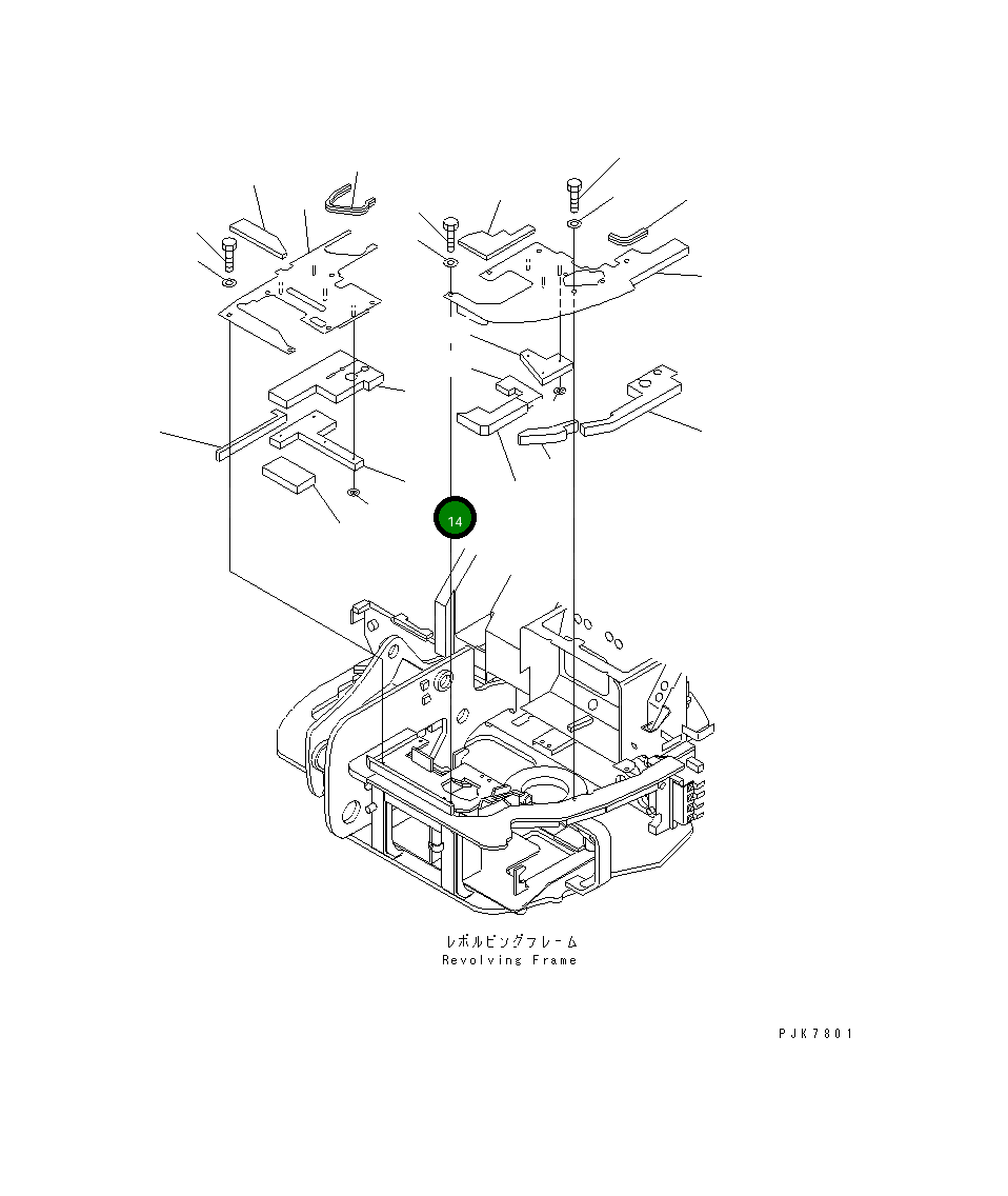 Лист 21X-979-3180 Komatsu