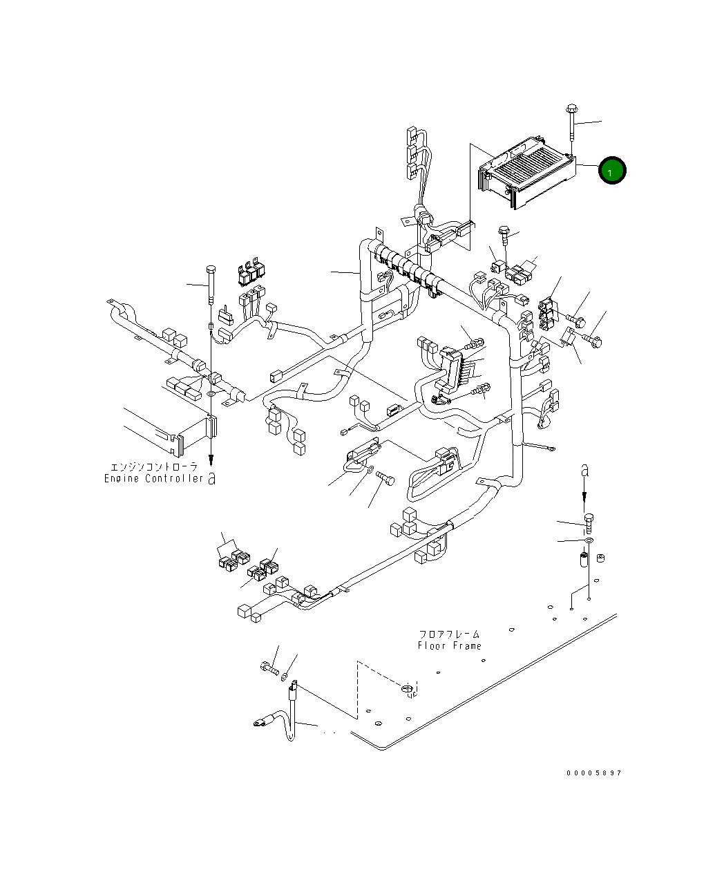Контроллер 7835-28-3000 Komatsu