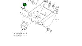 Палец 21U-70-33831 Komatsu