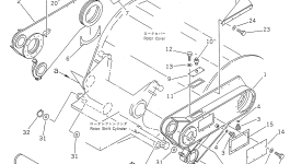 Направляющая 262-70-24170 Komatsu