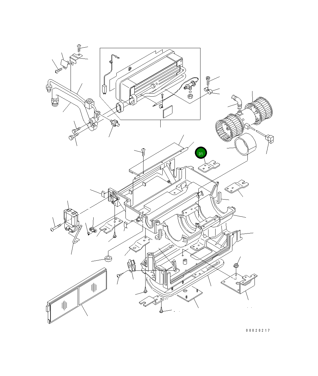 Кронштейн DK534104-4400 Komatsu