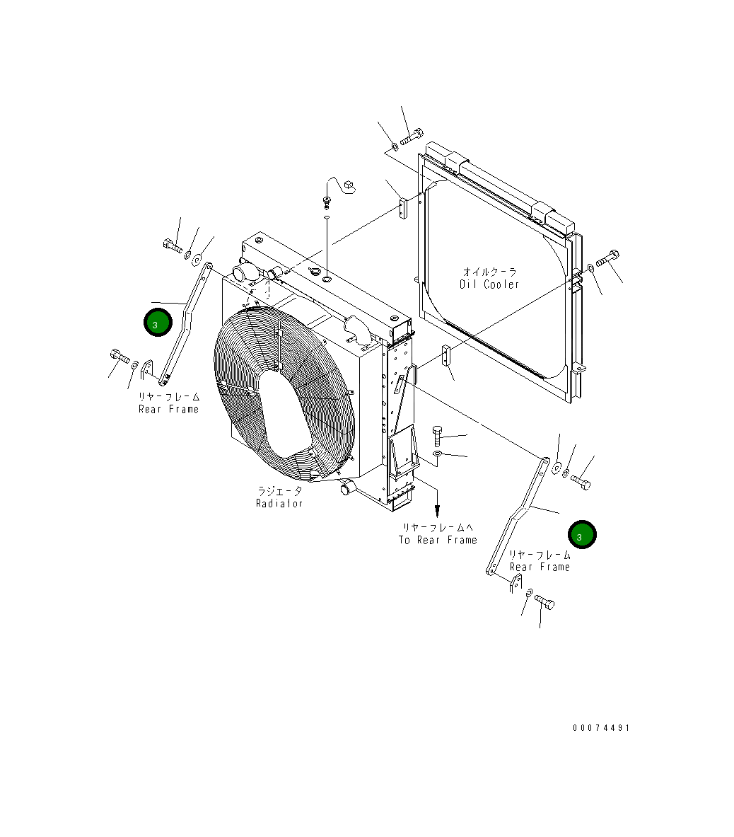 Опора 428-03-13141 Komatsu