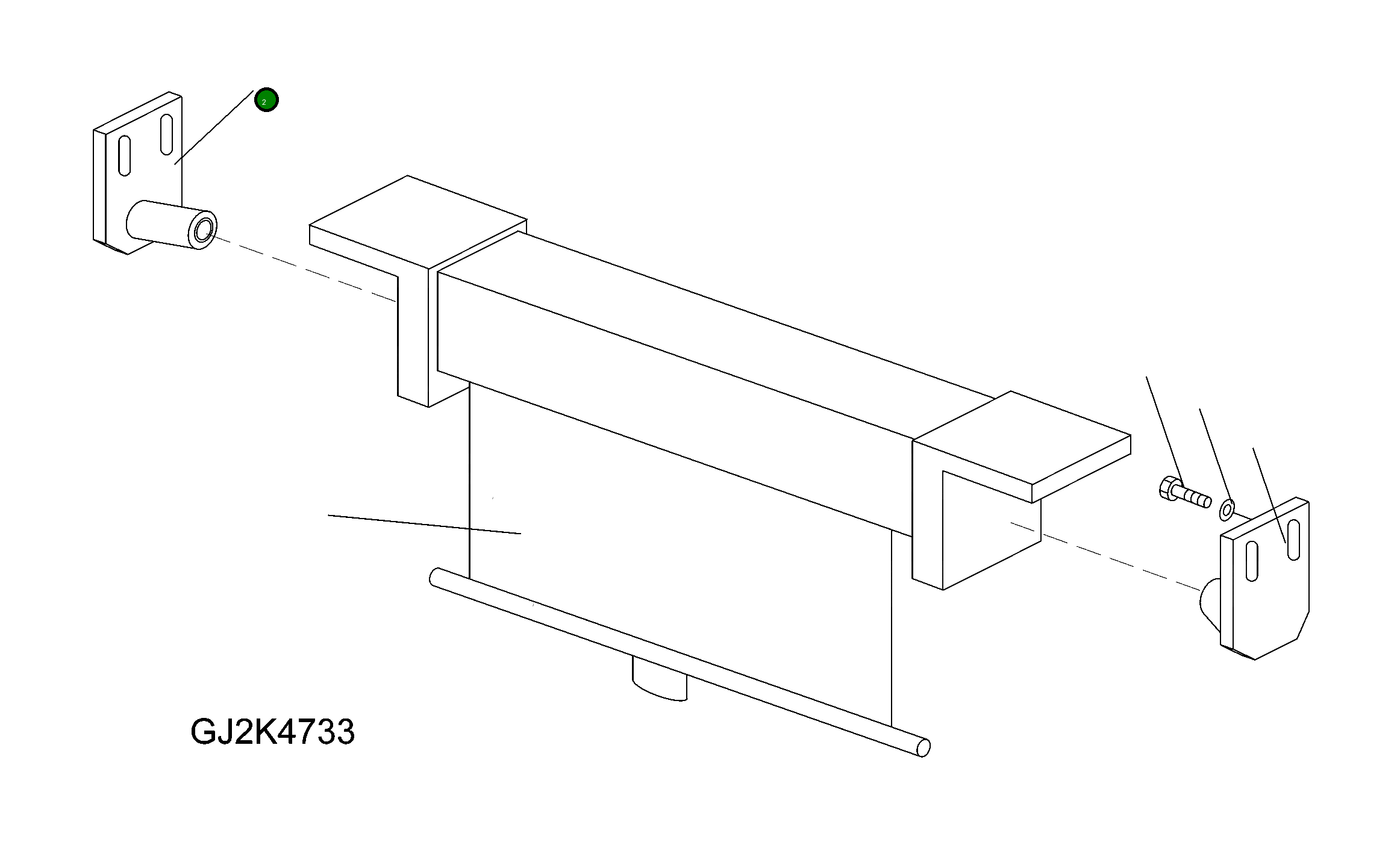 Кронштейн 416-926-H140 Komatsu