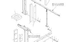 Лист 208-54-64490 Komatsu