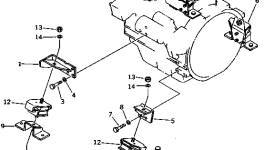 Кронштейн 20P-01-71241 Komatsu