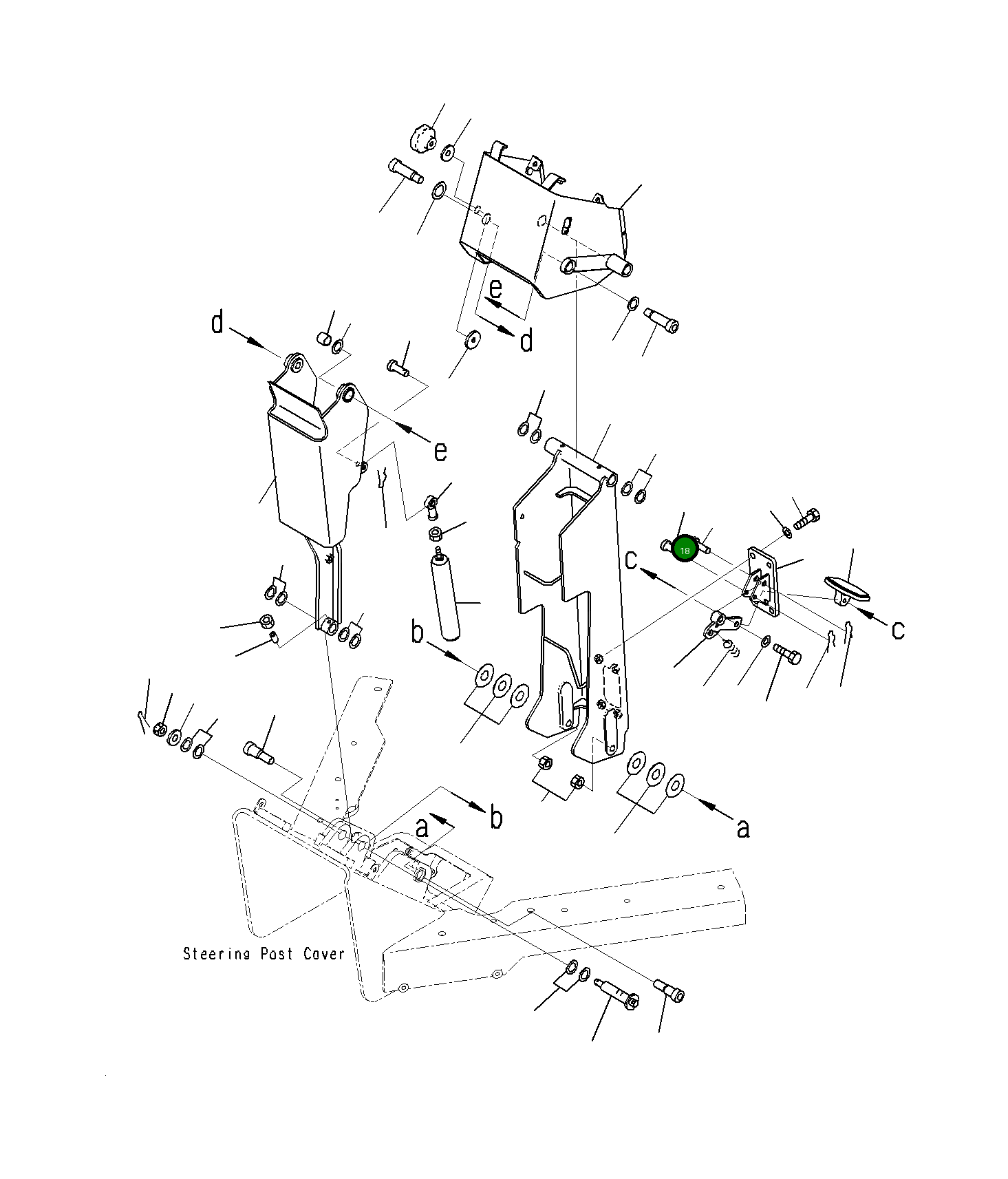 Палец 23B-43-72470 Komatsu