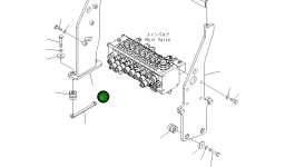 Кронштейн 20G-62-33651 Komatsu
