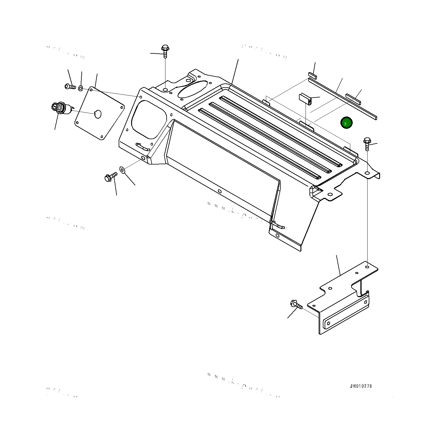 Лист 2055331182 Komatsu