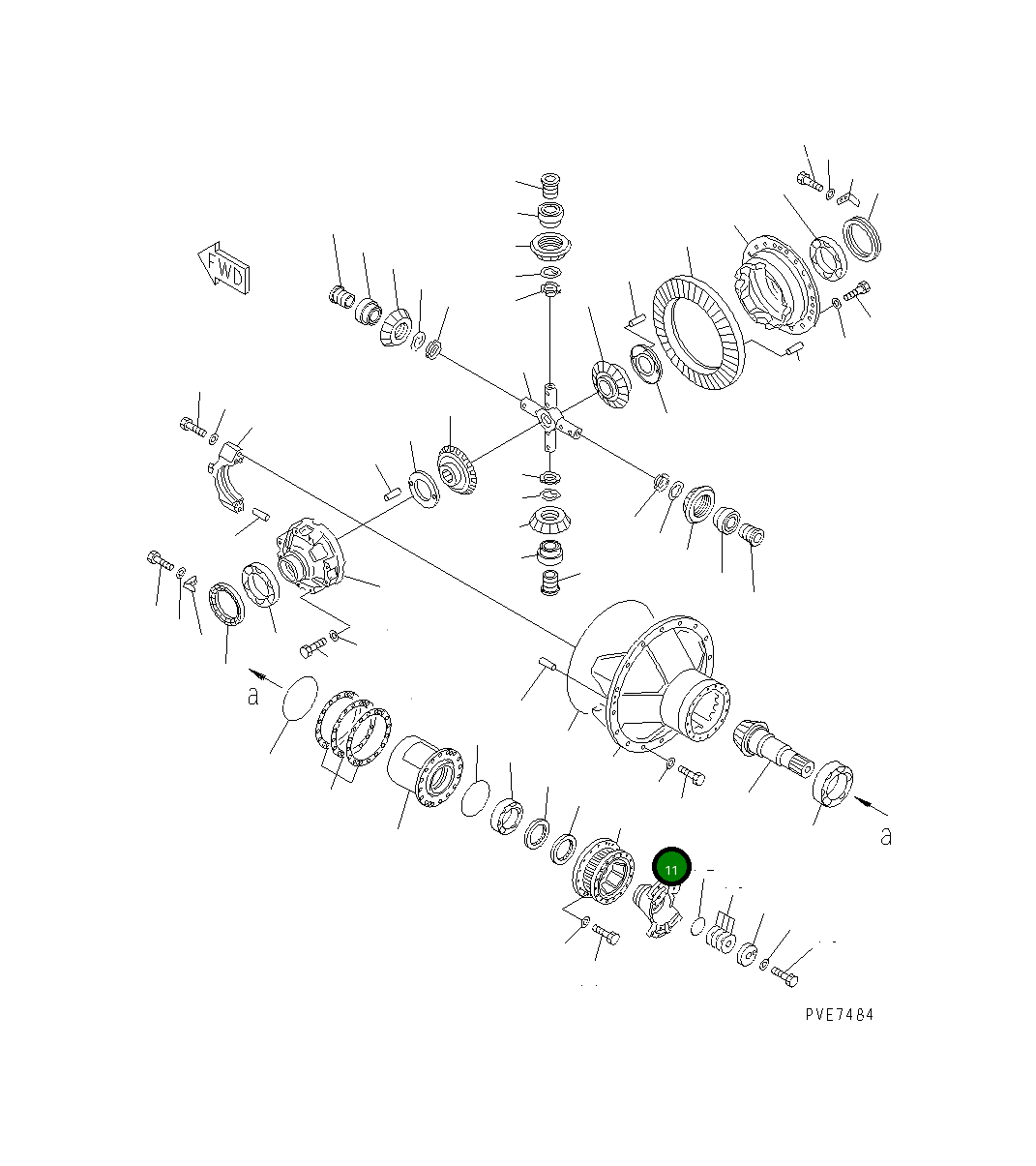 Муфта 427-22-21240 Komatsu