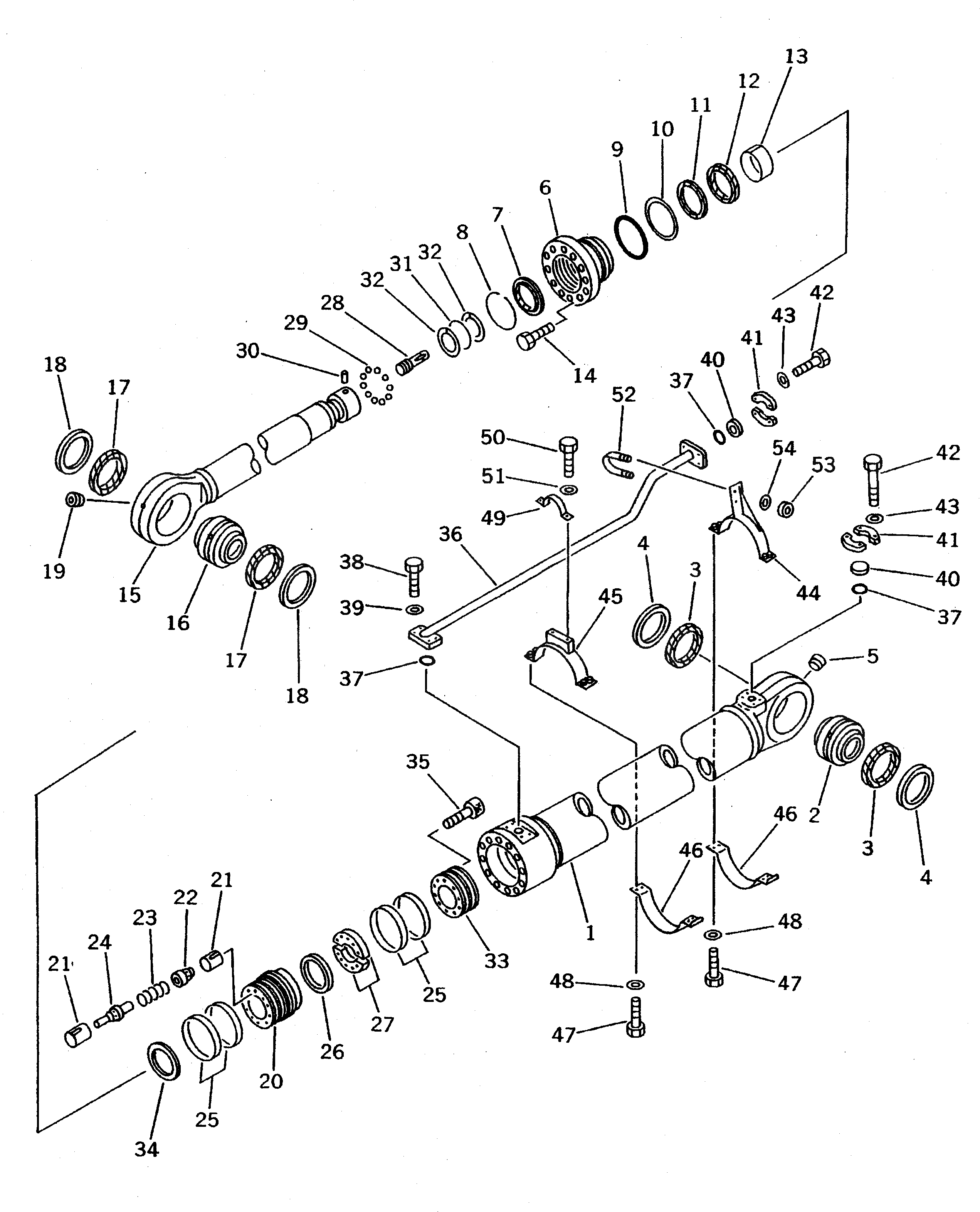 Трубка 209-62-53220 Komatsu