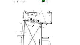 Кронштейн 23B-54-21950 Komatsu