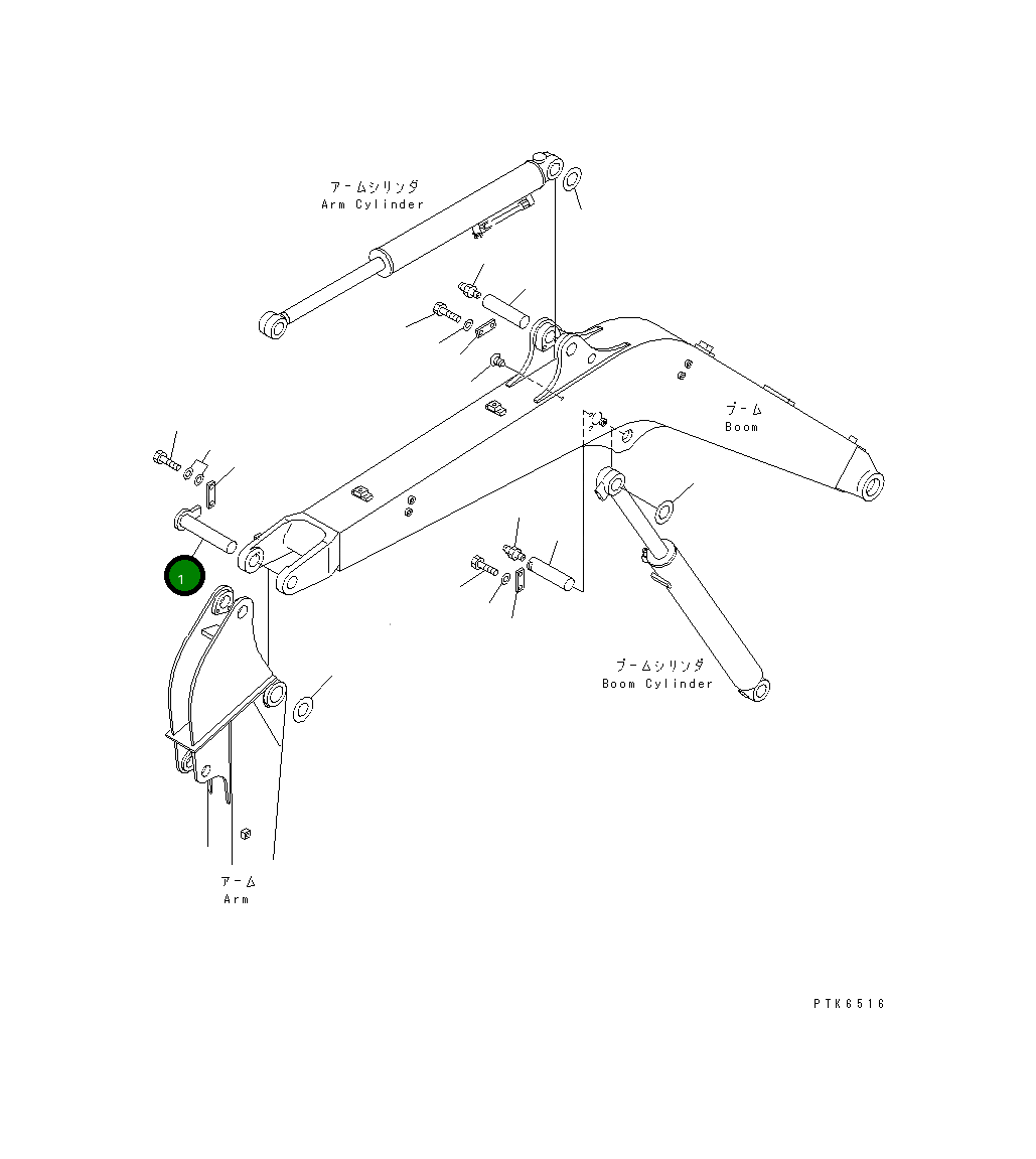 Палец 22F-70-14140 Komatsu