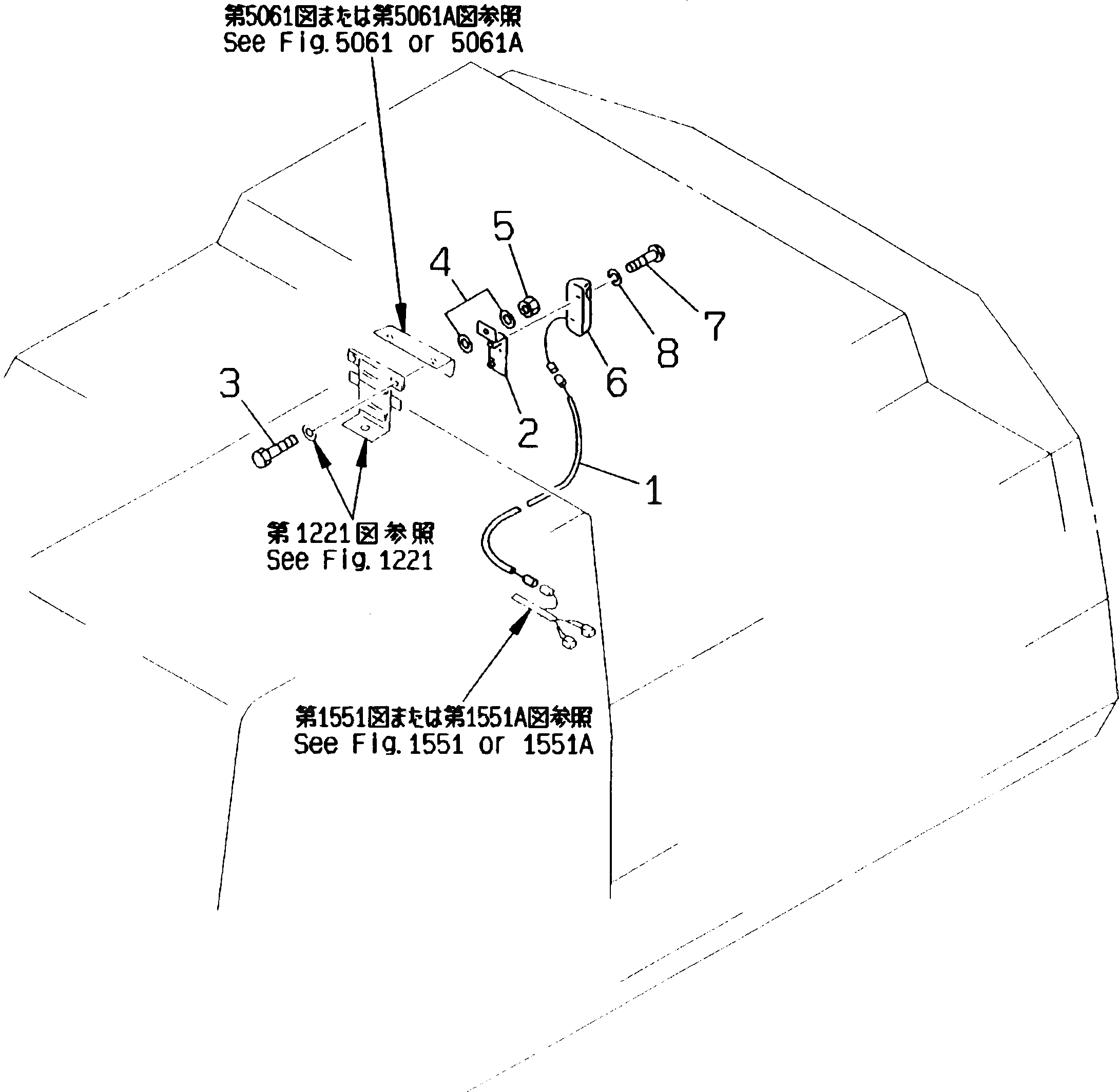 Провод 207-06-52320 Komatsu