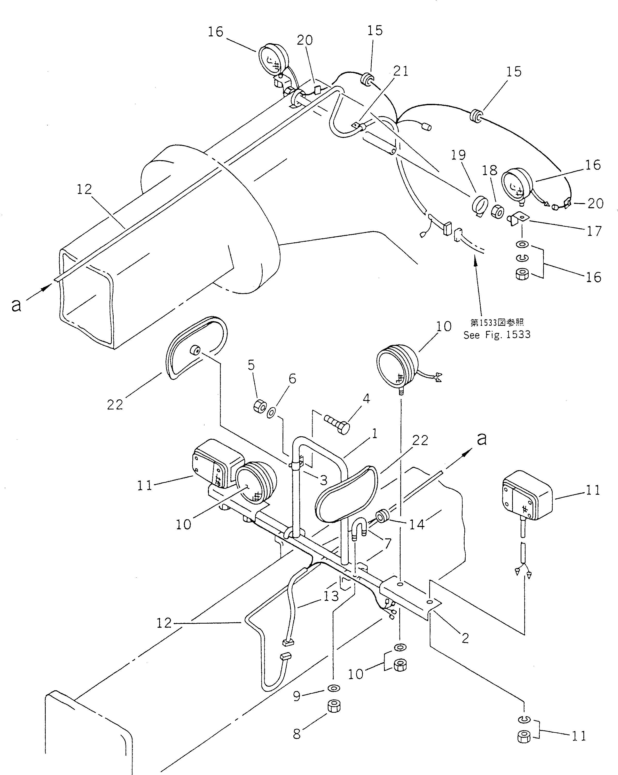 Кронштейн 234-06-88310 Komatsu