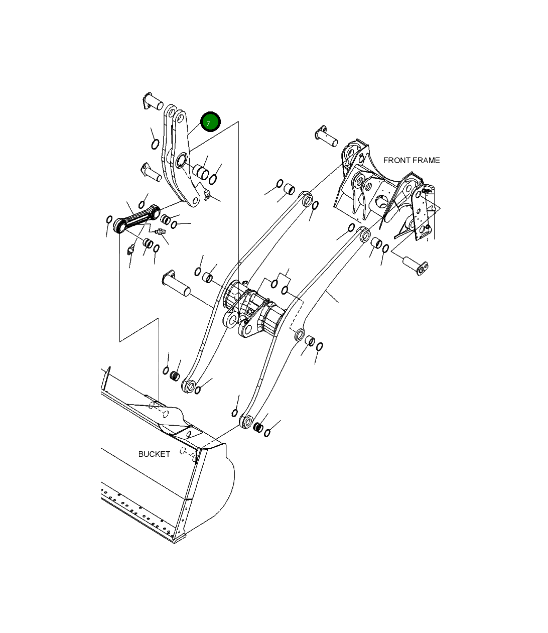 Коромысло 423-70-31212 Komatsu