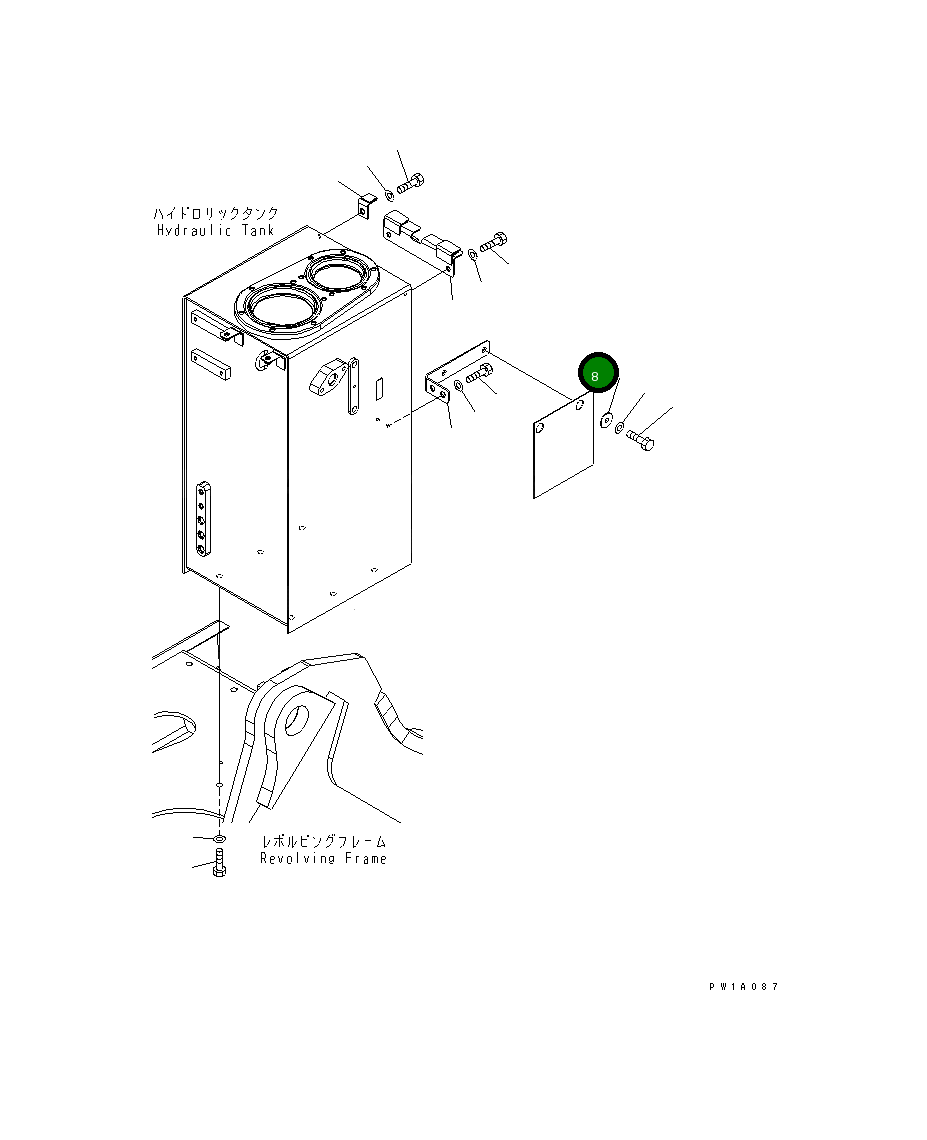 Лист 22U-54-22960 Komatsu