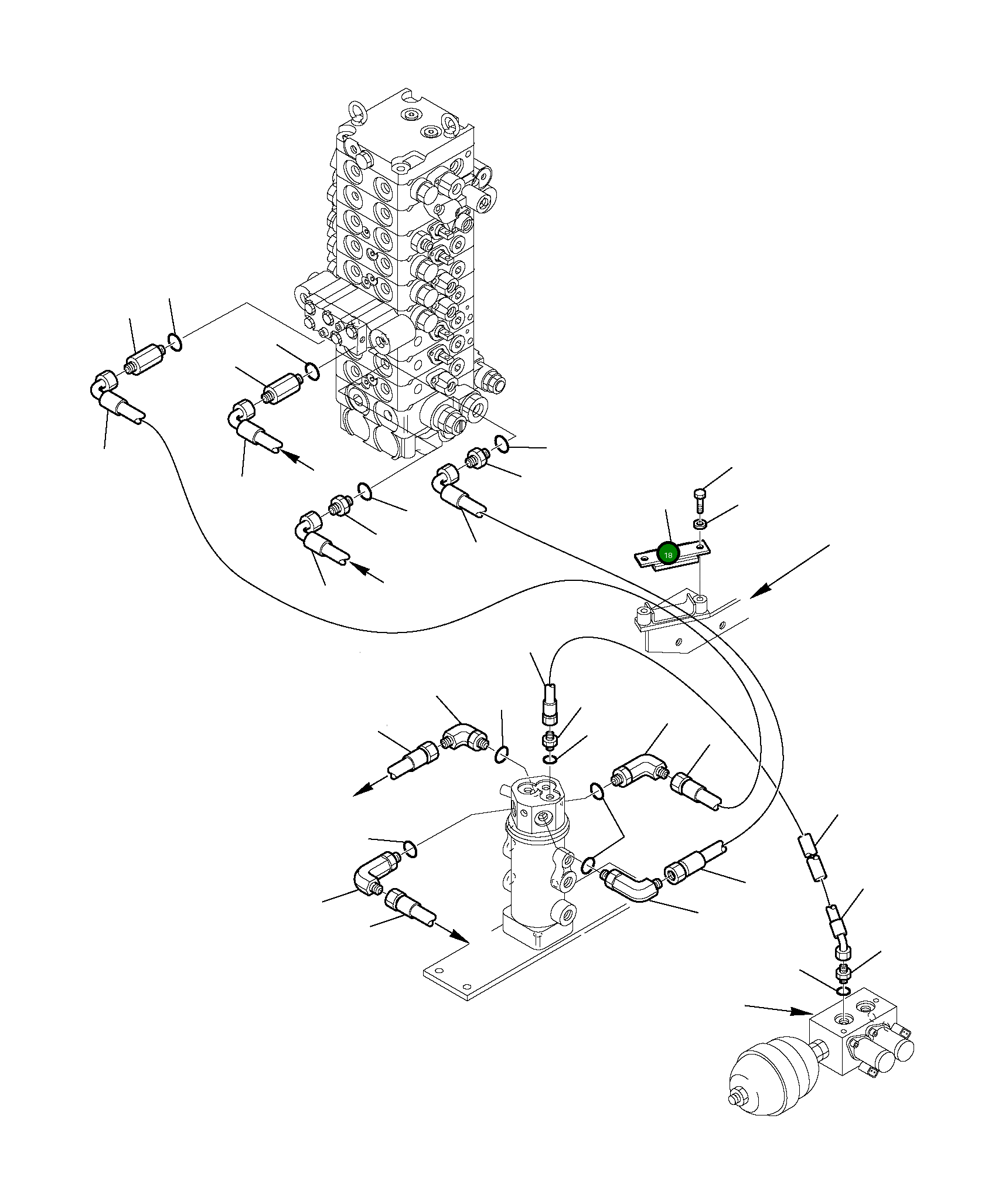 Кронштейн 3F4562064 Komatsu