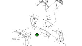 Кронштейн 421-U44-4250 Komatsu