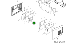 Лист 416-Z97-4640 Komatsu