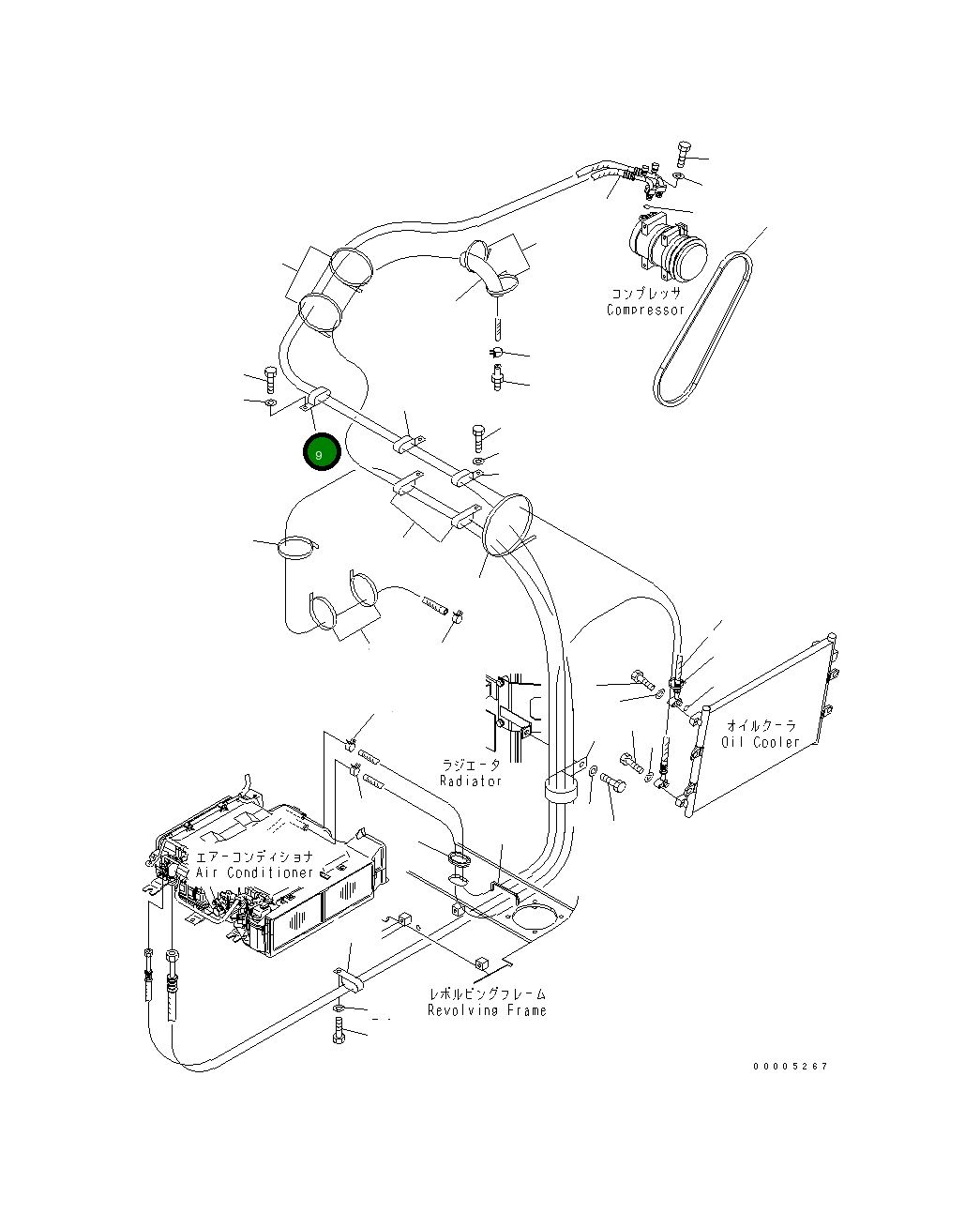 Клипса 22U-62-26260 Komatsu