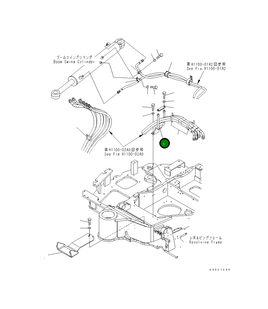 Направляющая 22M-62-21572 Komatsu