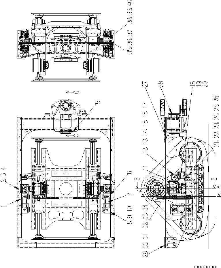 Кронштейн 279-46-11120 Komatsu