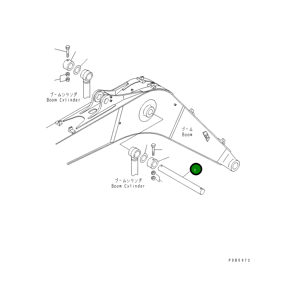 Палец 21K-70-31360 Komatsu