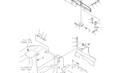 Кронштейн 19M-54-25840 Komatsu