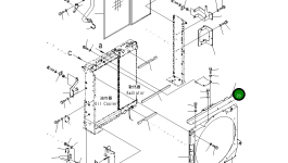Кронштейн 207-03-72880 Komatsu