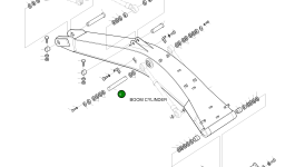 Палец 2123-4192 Komatsu