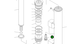 Обратный клапан MHS511-G000300 Komatsu