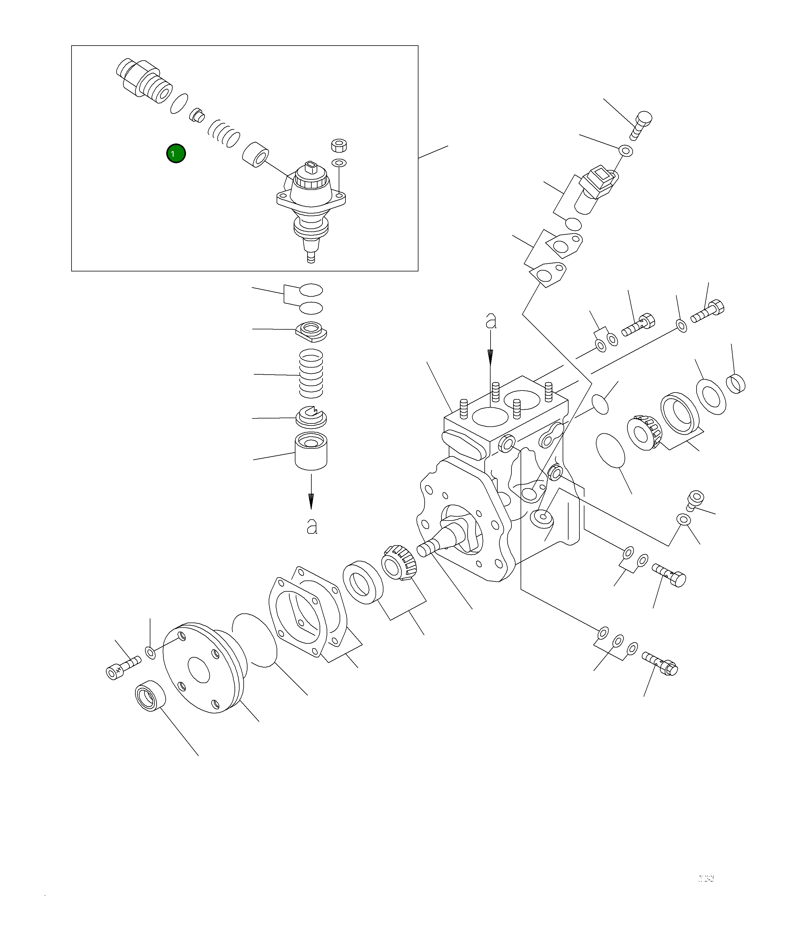 Насос 6252-71-1110 Komatsu