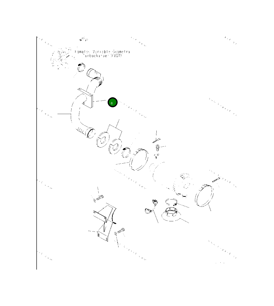 Лист 2A6-54-12771 Komatsu